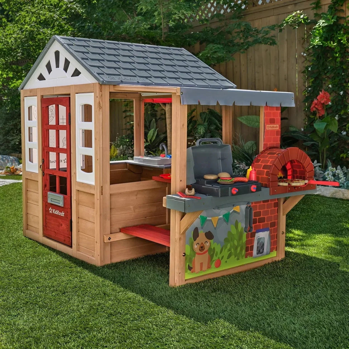 Wooden Outdoor Playhouse W862