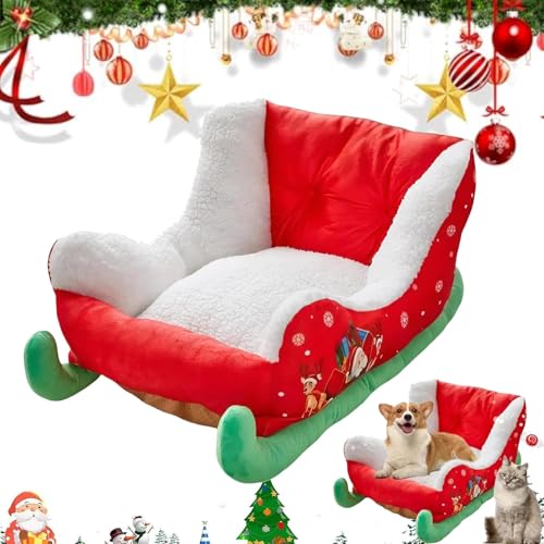 Plush Christmas Dog Bed M605031