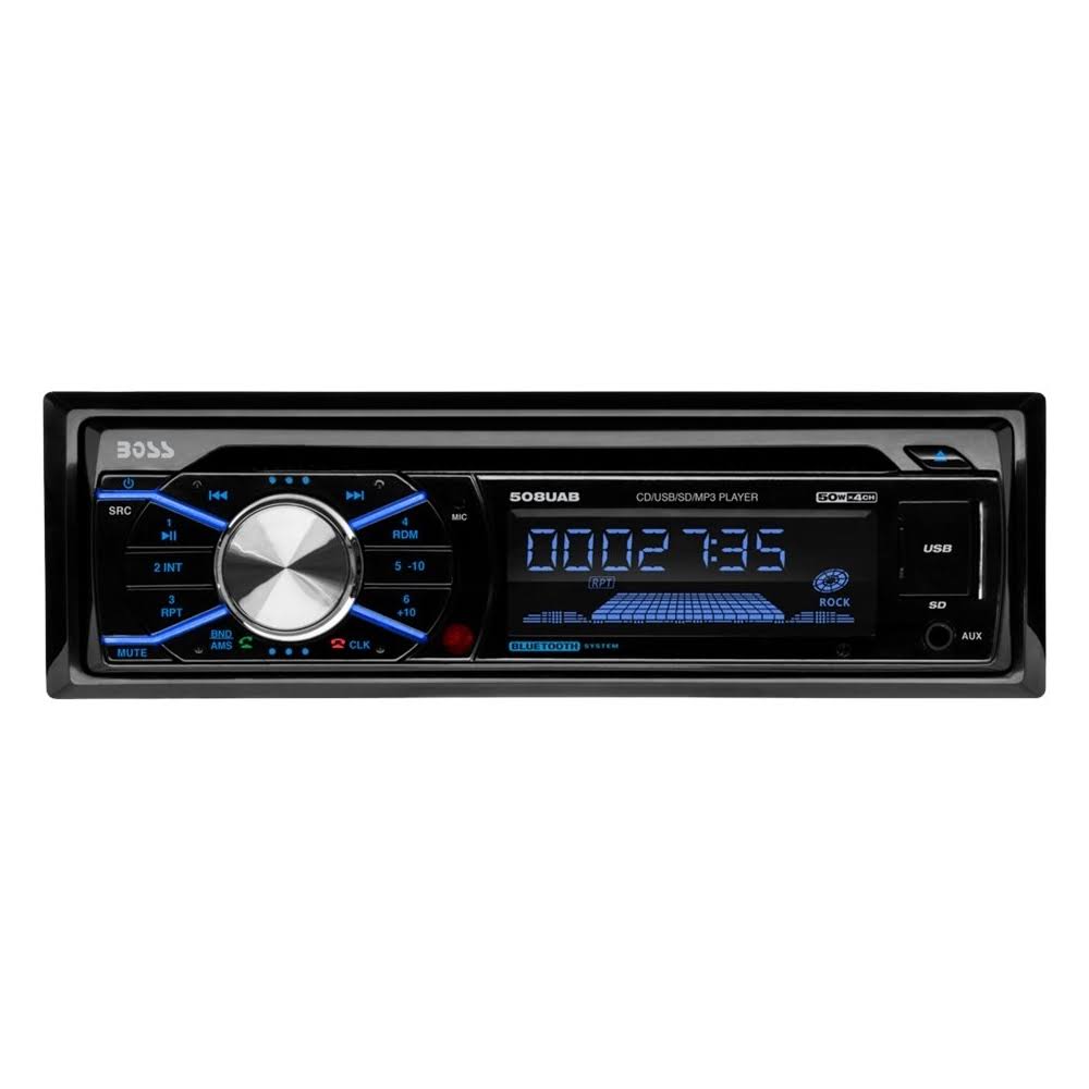 In-Dash CD/DM Receiver with Built-in Bluetooth Black Y547