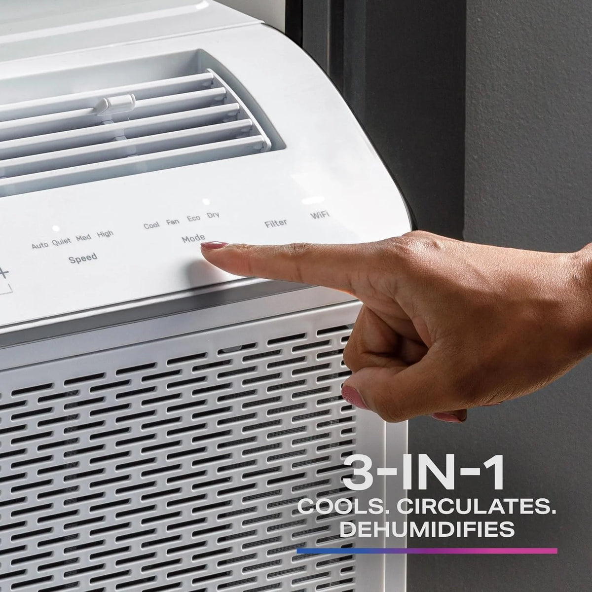 8,100 BTU 115V Window Air Conditioner White N48137