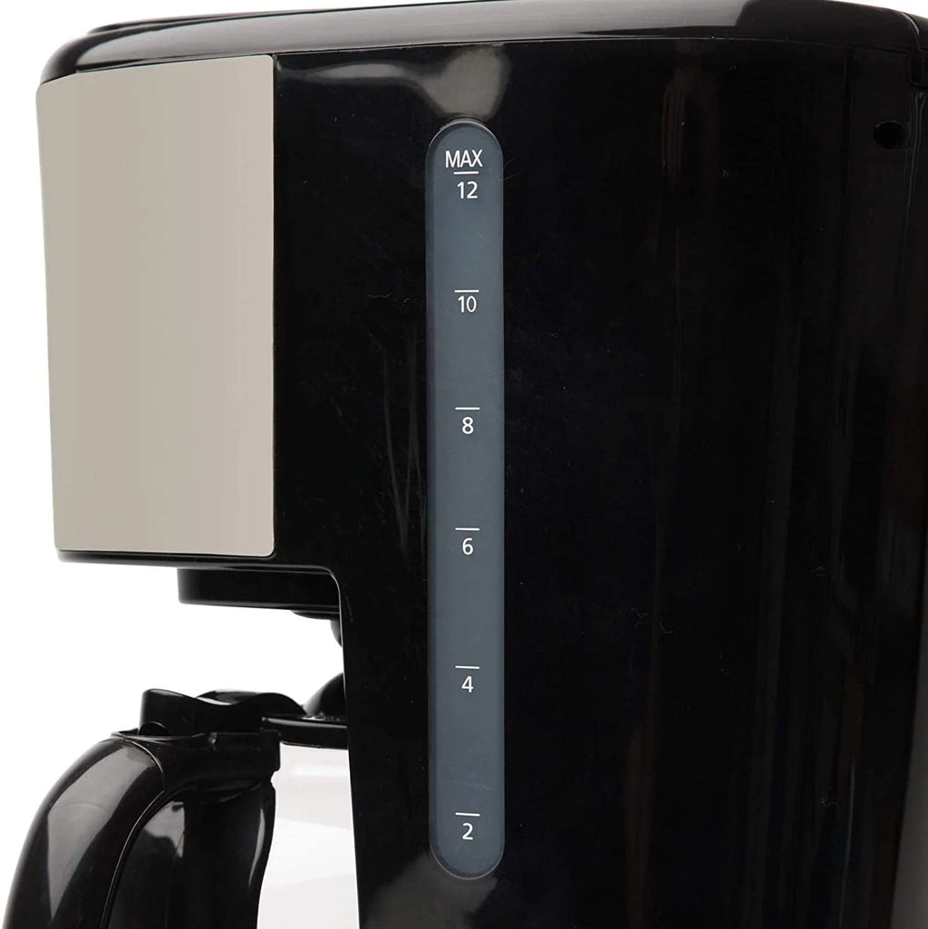 Retro Style Programmable Coffee Maker with Glass Carafe, 12 Cup Capacity A6841