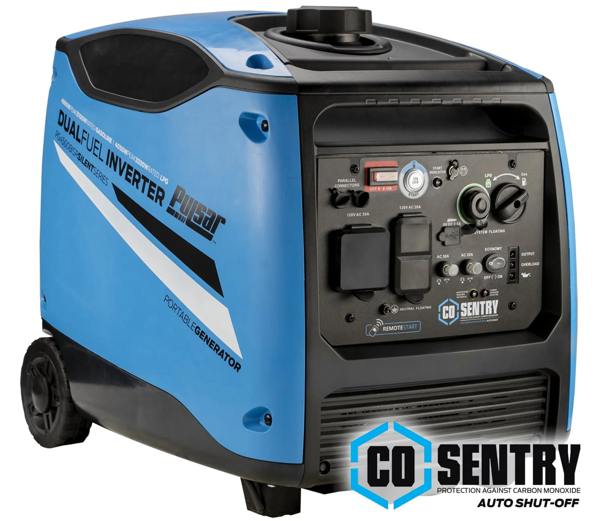 4,500-Watt Dual-Fuel Inverter Generator J37744