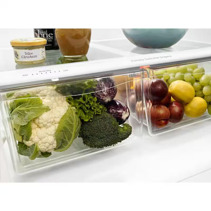 18.7 cu. ft. Bottom Freezer Refrigerator in Stainless Steel Q63755