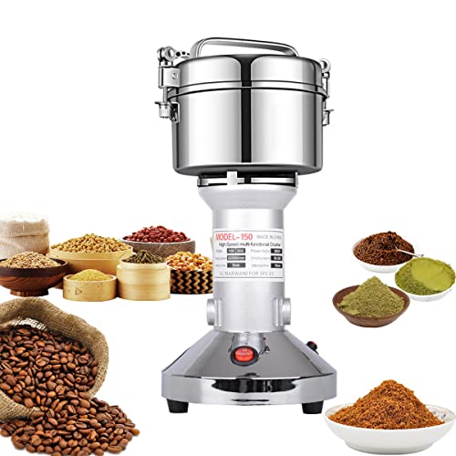 750g High Speed Electric Stainless Steel Grain Mill Grinder C391