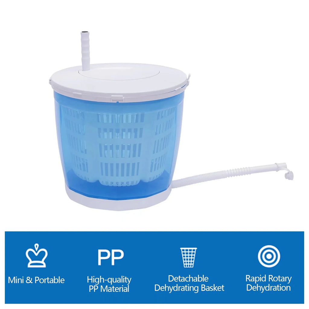 Portable Mini Compact Hand-operated Spin Dryer J4155