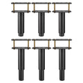 Adjustable Height Bed Frame Support Legs Black H33777