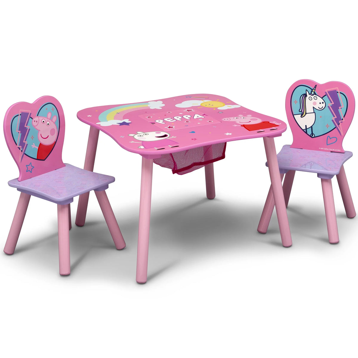 Table and Chair Set with Storage D3032