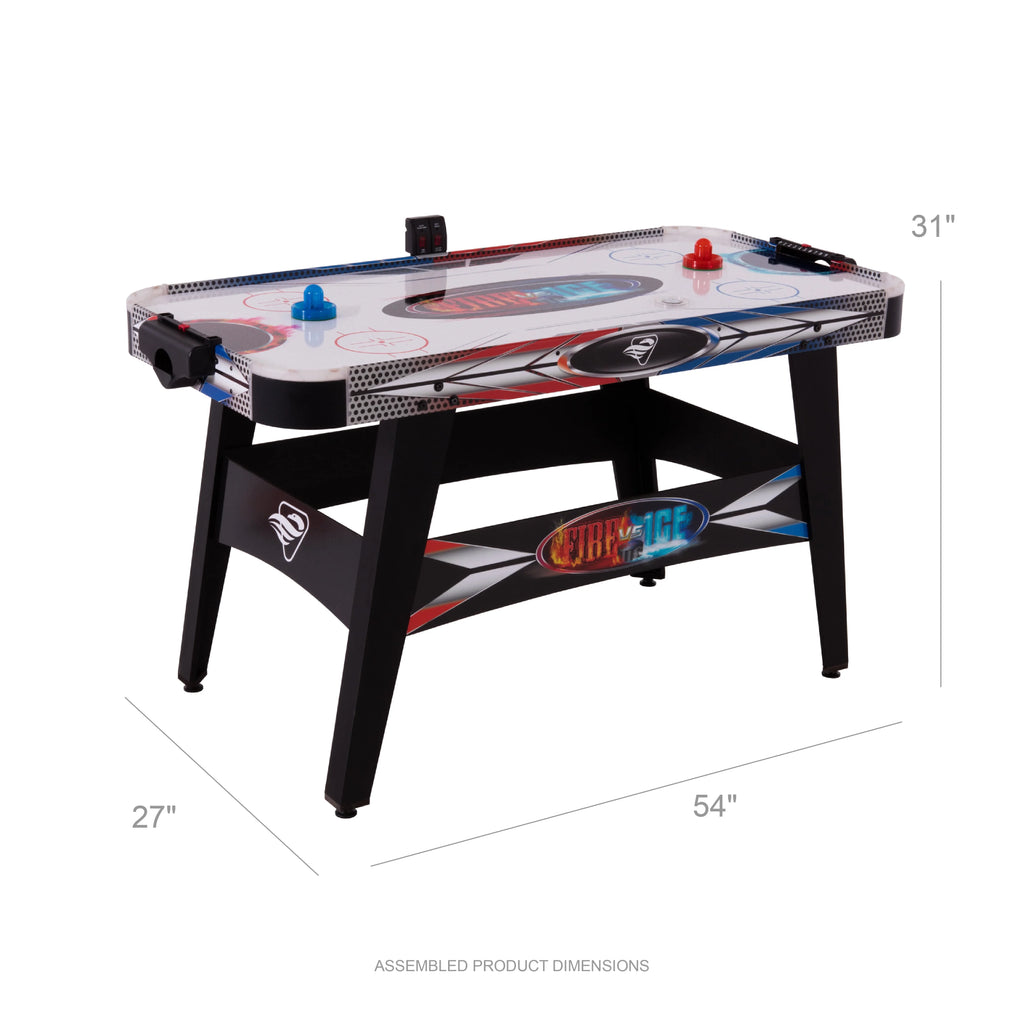 54 LED Air Hockey Table with 2 Pushers and Puck K793