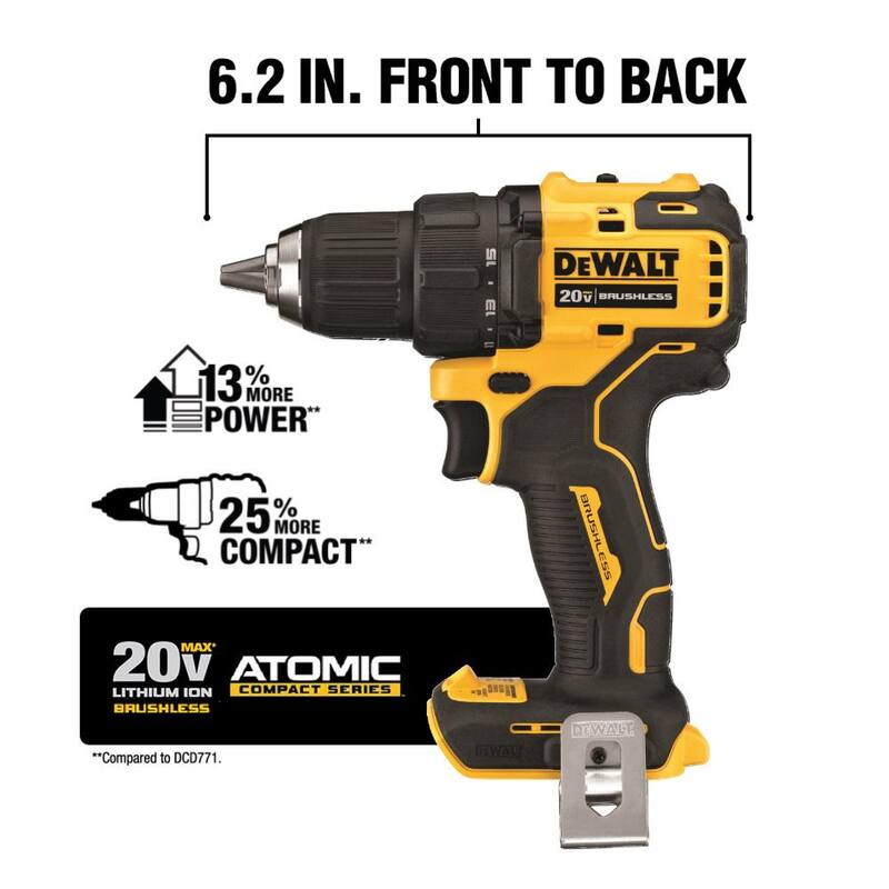 Cordless Brushless Hammer Drill Impact 2 Tool Combo Kit S866206
