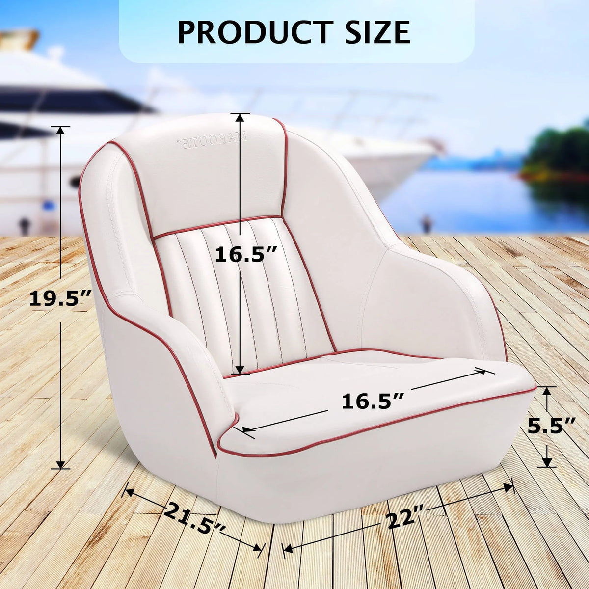 Captains Bucket Boat Seat T935614