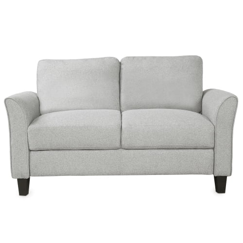 Light Gray Linen Fabric Sofa Set G68638