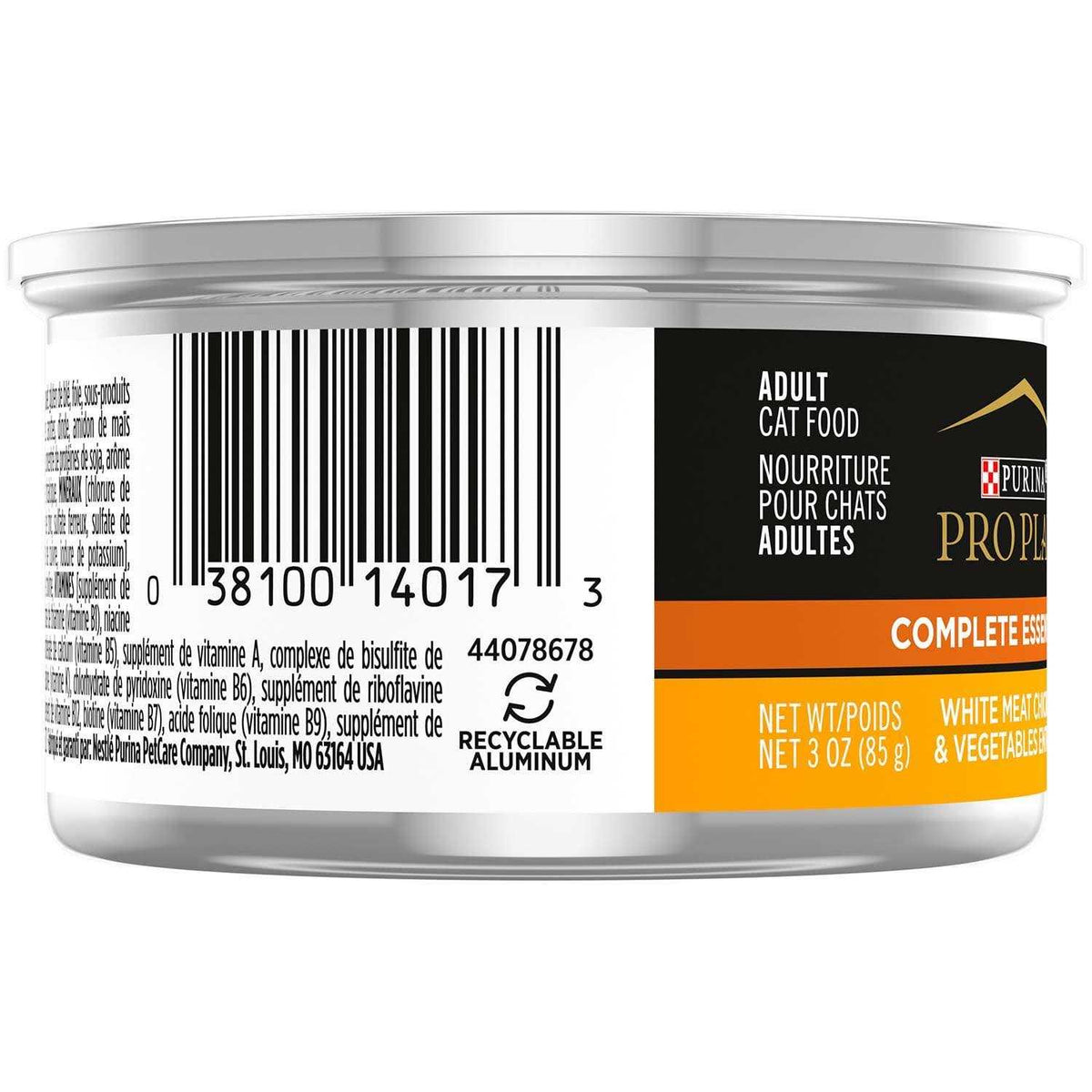 White Meat Chicken & Vegetable Entree in Gravy Cat Food Z845397