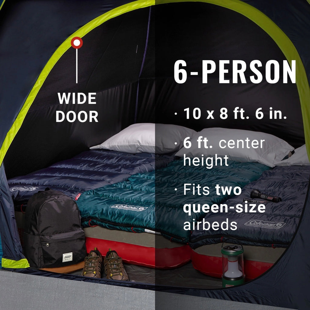 6 Person Dark Room Camping Tent S2990