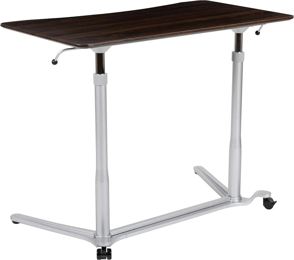 Wood Grain Ergonomic Standing Desk Y483557