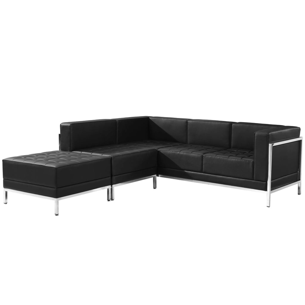 3 Piece LeatherSoft Modular Sectional N42077