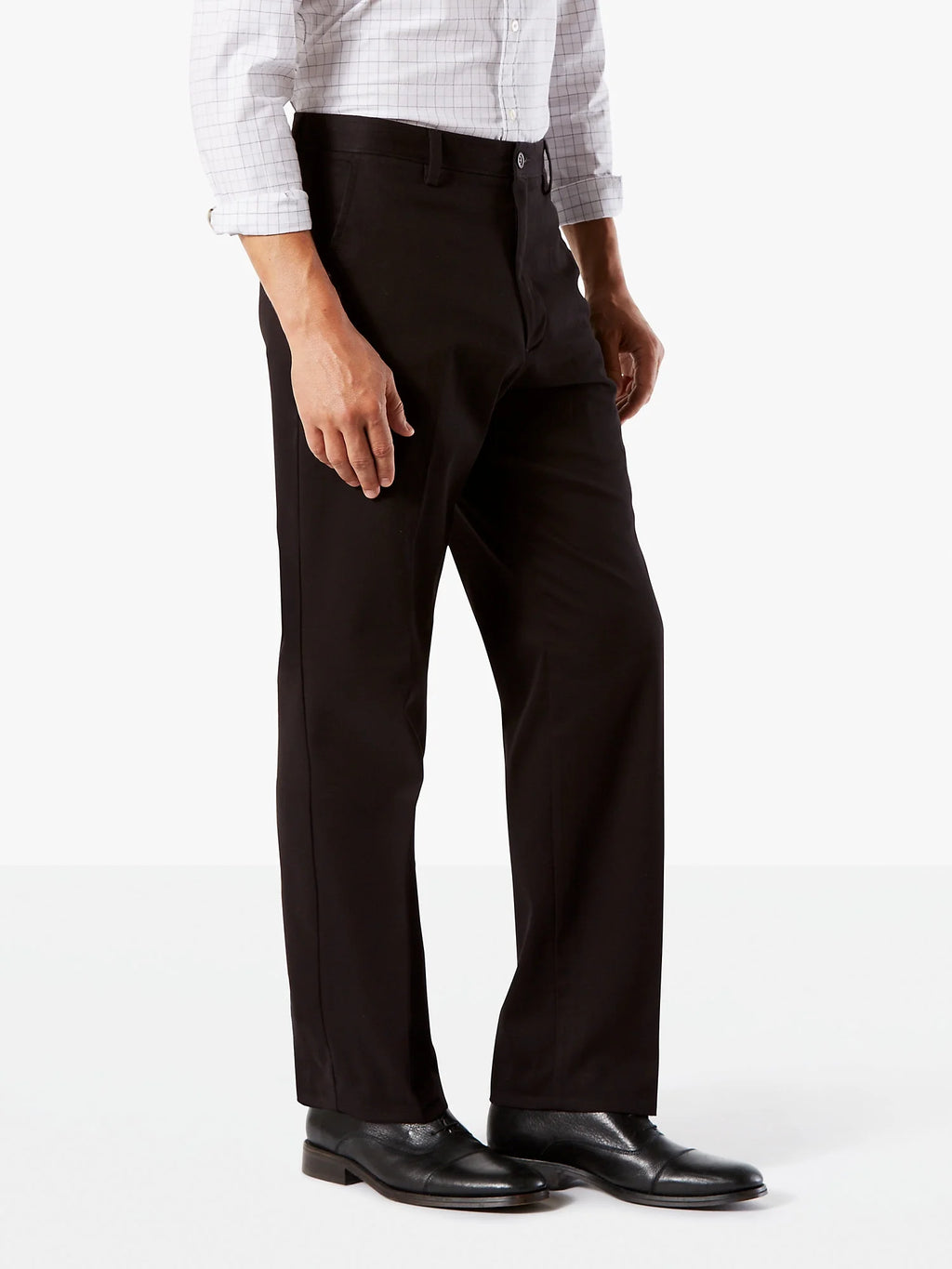 Men's Classic Flat Front Stretch Khaki Pant M52285
