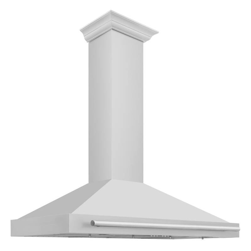 48 in. 400 CFM Ducted Wall Mount Range Hood with Stainless Steel Handle G505