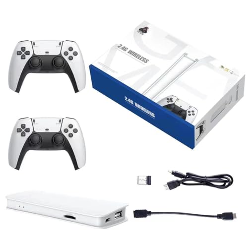 Wireless Retro Video Game Console with 128GB Memory Card and 2.4G Wireless Controllers R20142