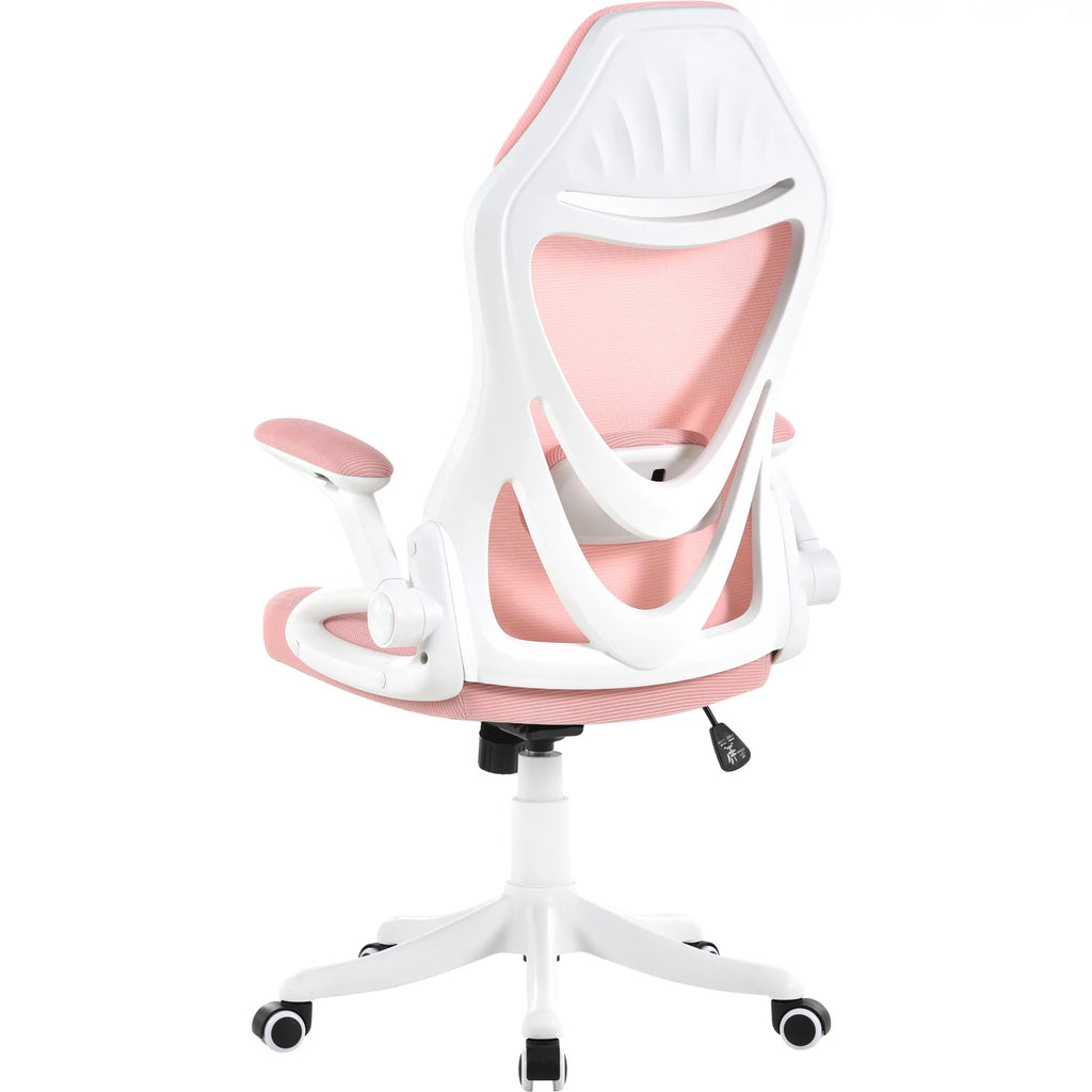 Pink Adjustable Mesh Ergonomic Office Chair J434652