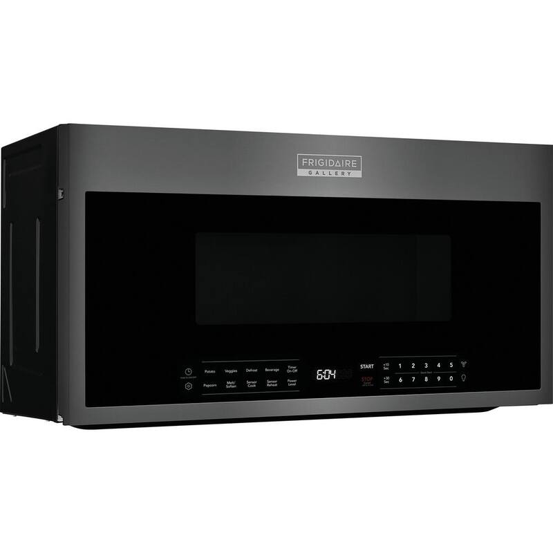 30 in. 1.9 cu. ft. Over the Range Microwave with Sensor Cook in Black Stainless Steel J9484