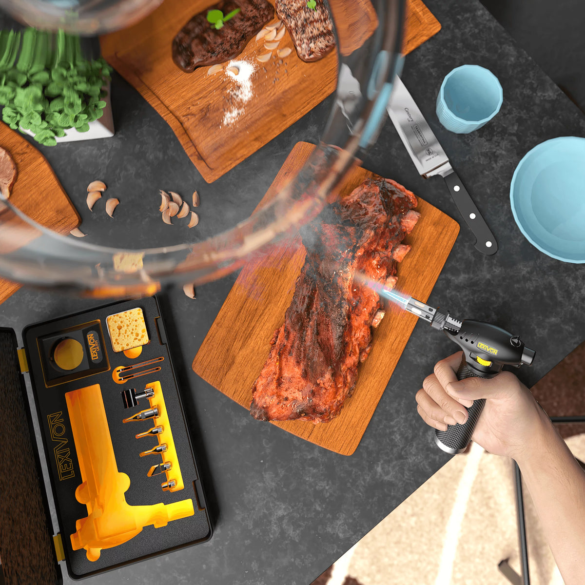 Self-Igniting Soldering Station with Adjustable Flame G22096