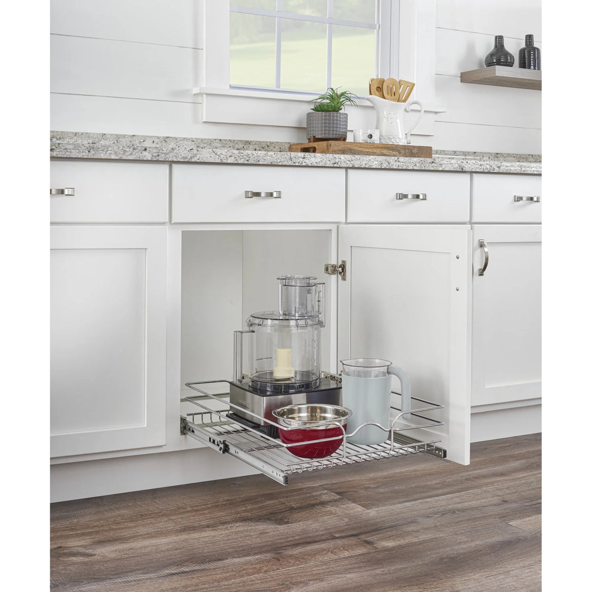 Pull Out Cabinet Shelf Organizer, 15 x 20 In M472
