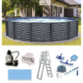 15-ft Round 52-in Deep Above Ground Swimming Pool O11611