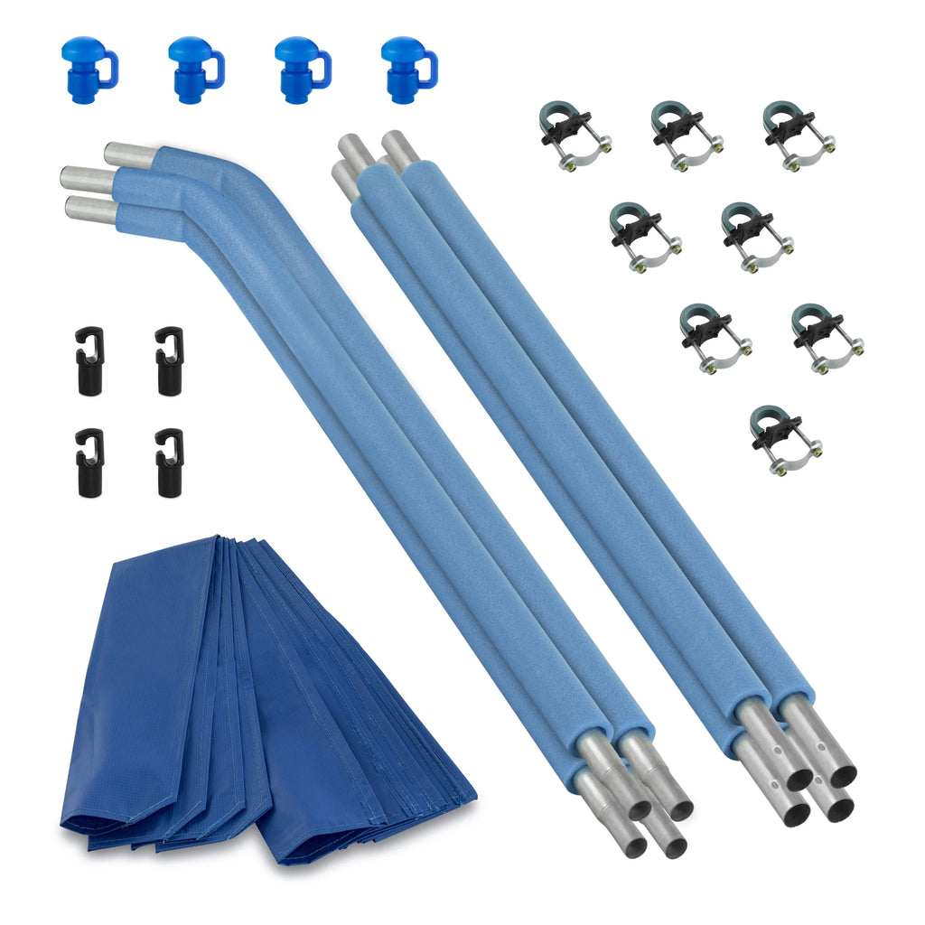 8 Curved Trampoline Safety Enclosure Poles W151219