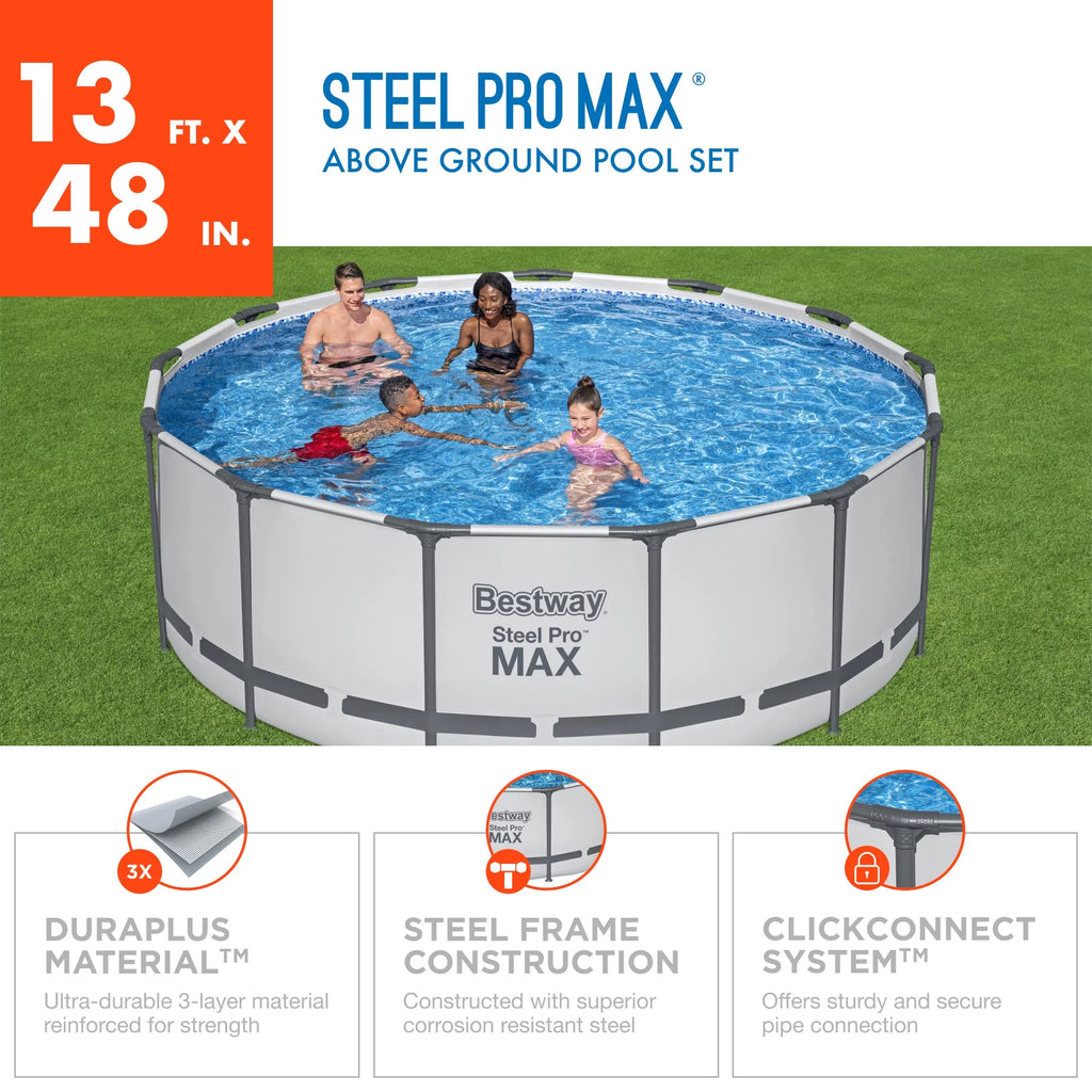15' x 48 Round Above Ground Swimming Pool W226026
