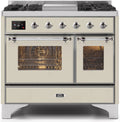 Antique White Dual Fuel Propane Gas Range R41529
