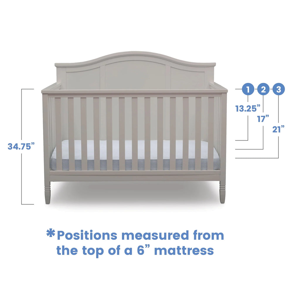 5-in-1 Convertible Baby Crib V3564