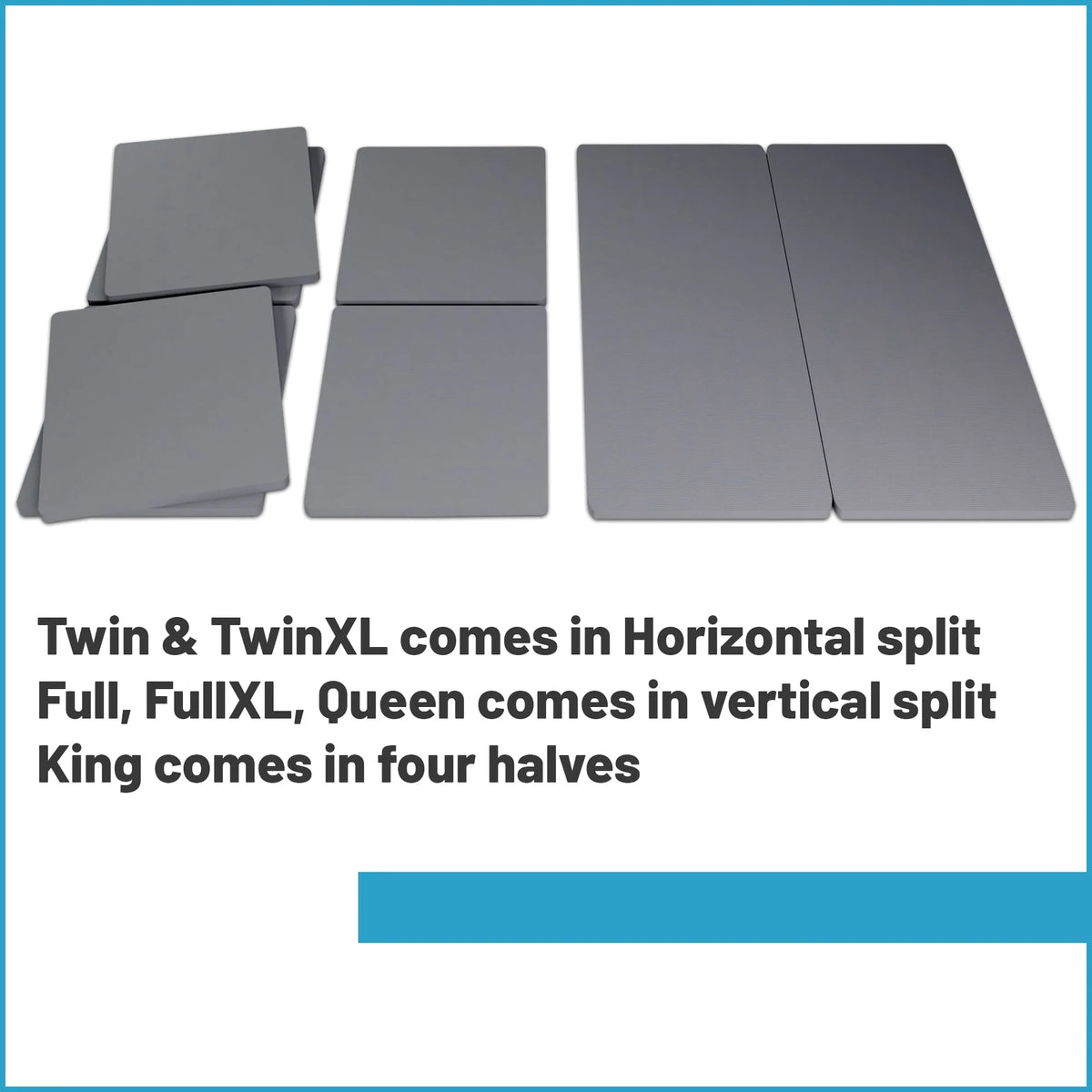 1.5 Split Wood Bunkie Board Queen K46498