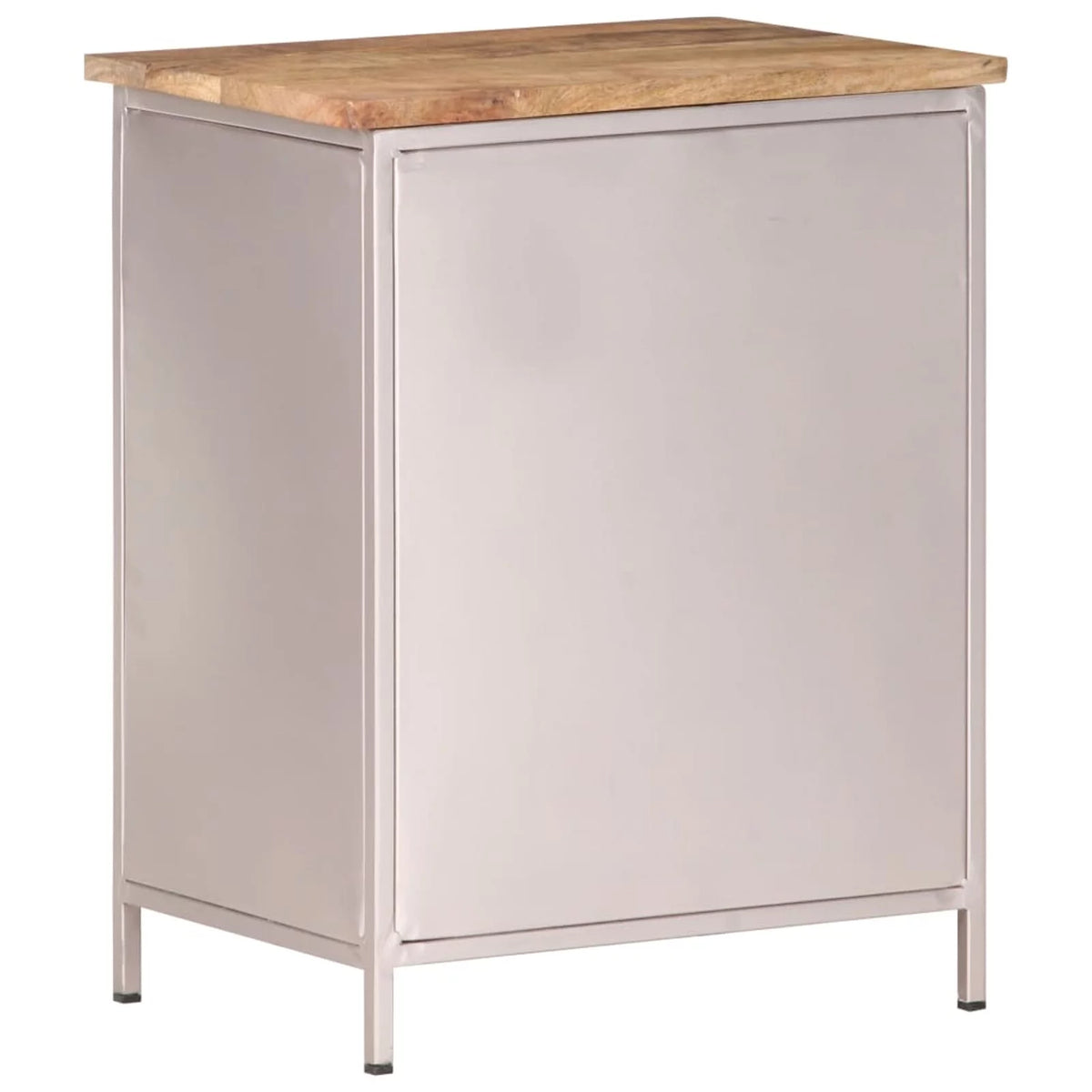 Bedside Cabinet Rough Mango Wood V908752