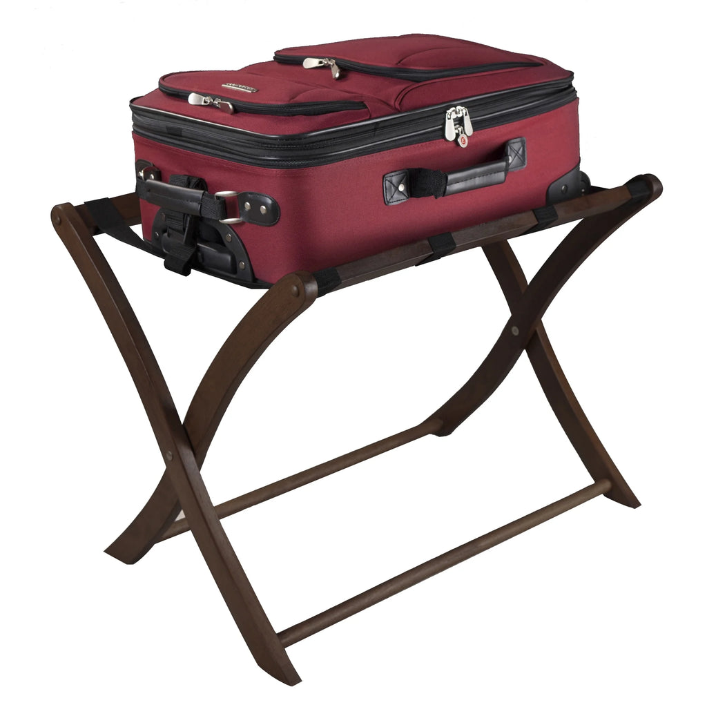 Walnut Wood Luggage Rack T750251