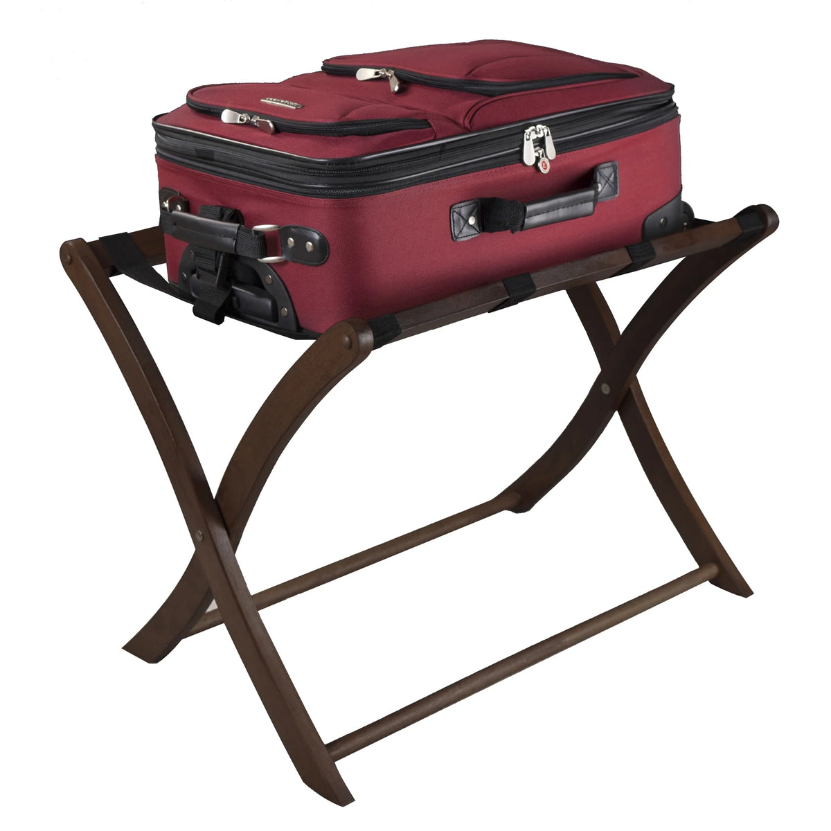 Walnut Wood Luggage Rack T750251