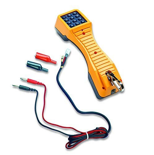 Telephone Test Set with Banana Jacks to Alligator Clips U3035