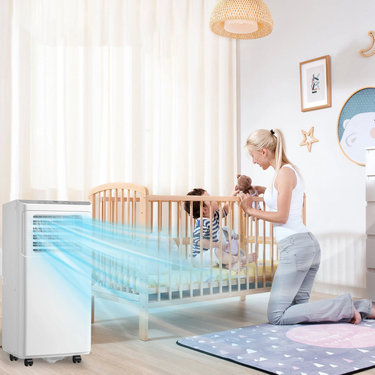 8000 BTU Portable Air Conditioner 3-in-1 O60667