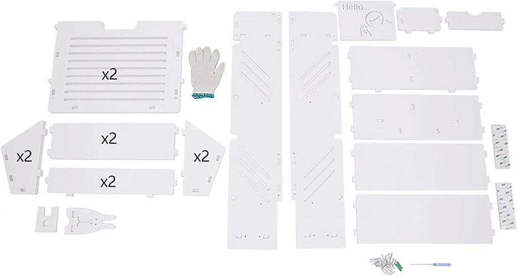 White Narrow Shoe Storage Cabinet P785964
