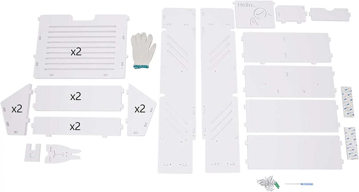 White Narrow Shoe Storage Cabinet P785964