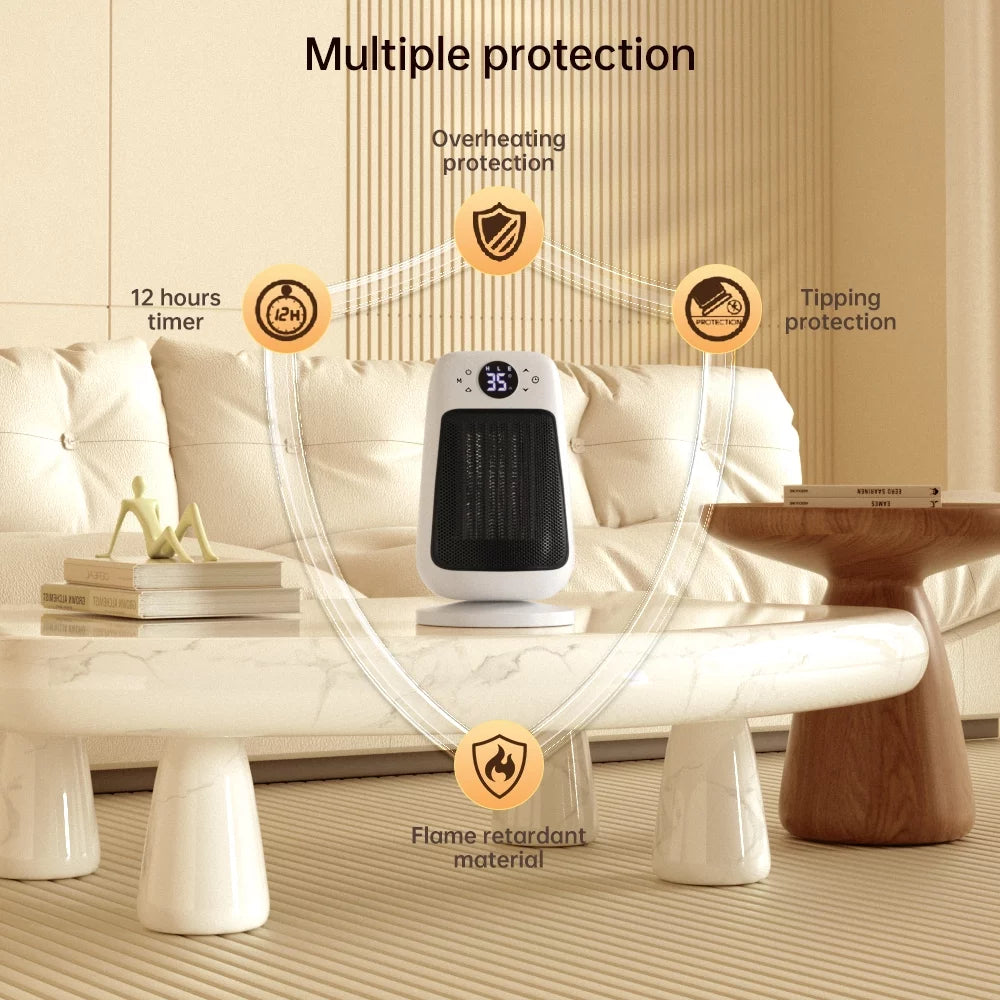 Portable Electric PTC Ceramic Space Heater with Thermostat J171