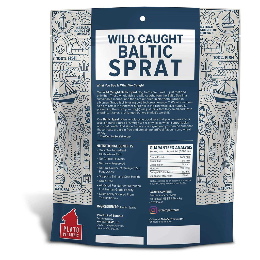 Wild Caught Baltic Sprat Dog Treats P803