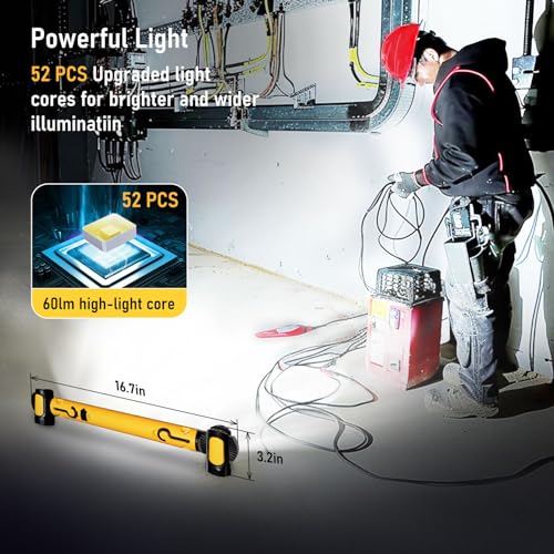 3200LM Rechargeable Magnetic LED Work Light I199