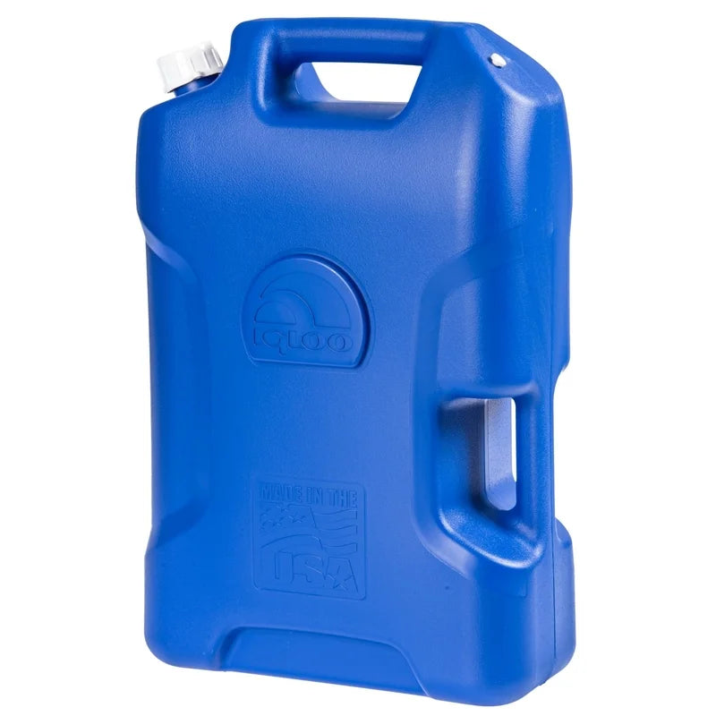 Blue 6-Gal Plastic Water Storage Container P21401