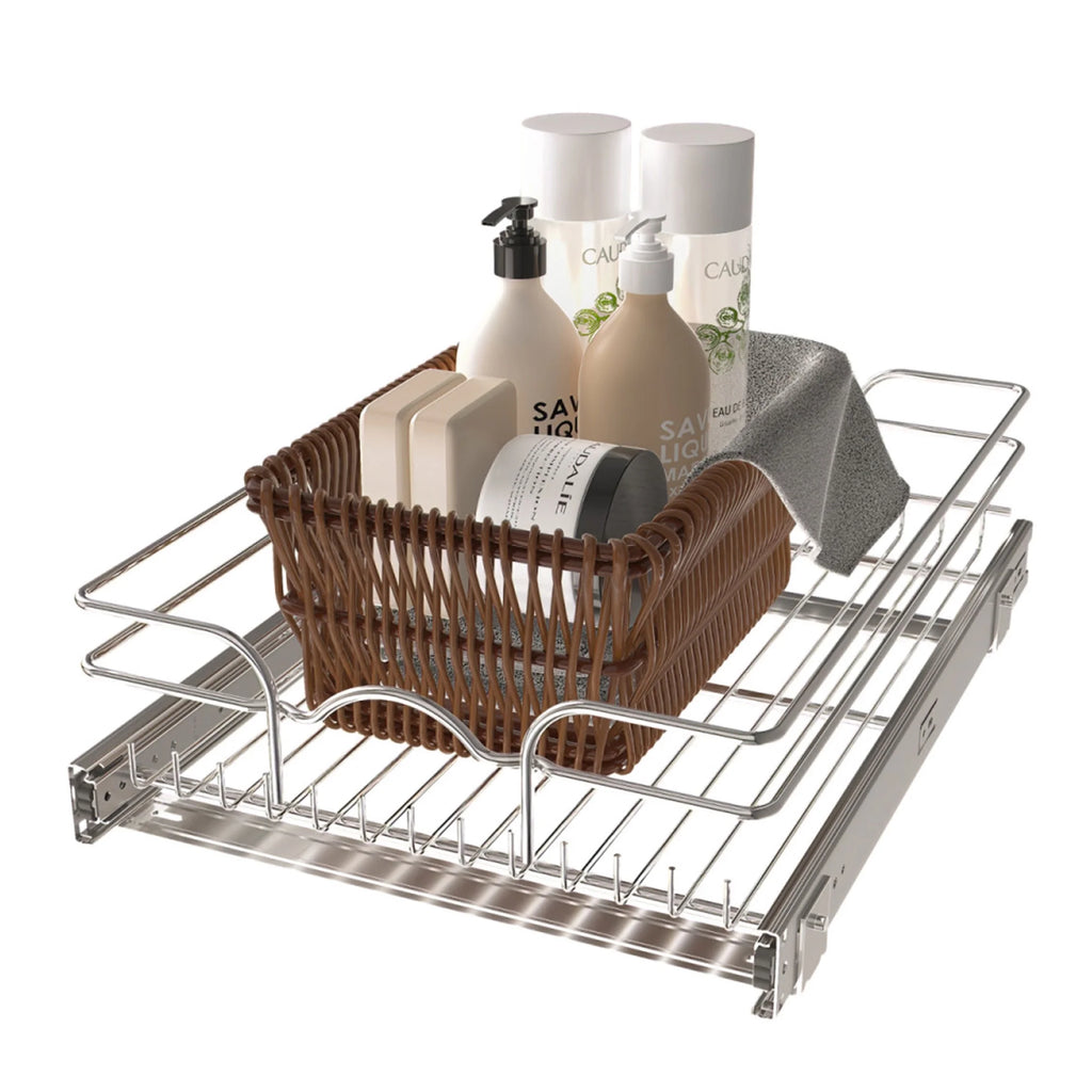 Pull Out Cabinet Shelf Organizer, 15 x 20 In M472