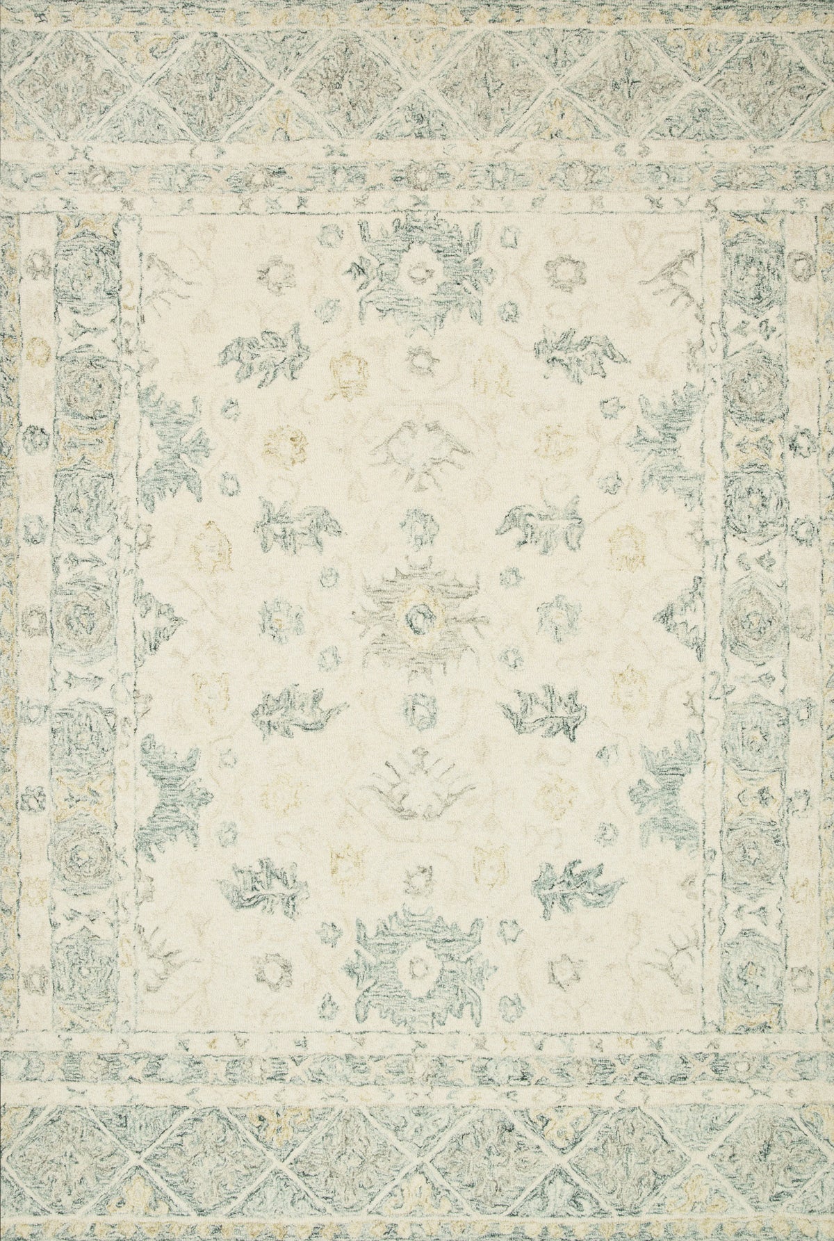 Ivory Slate Rug 8'6 x 12' P523