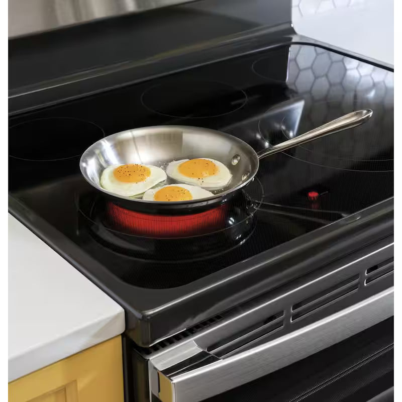 Freestanding Double Oven Electric Range with Convection and Air Fry V862
