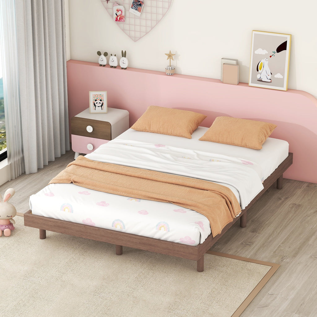 Full Floating Platform Bed Frame K35876