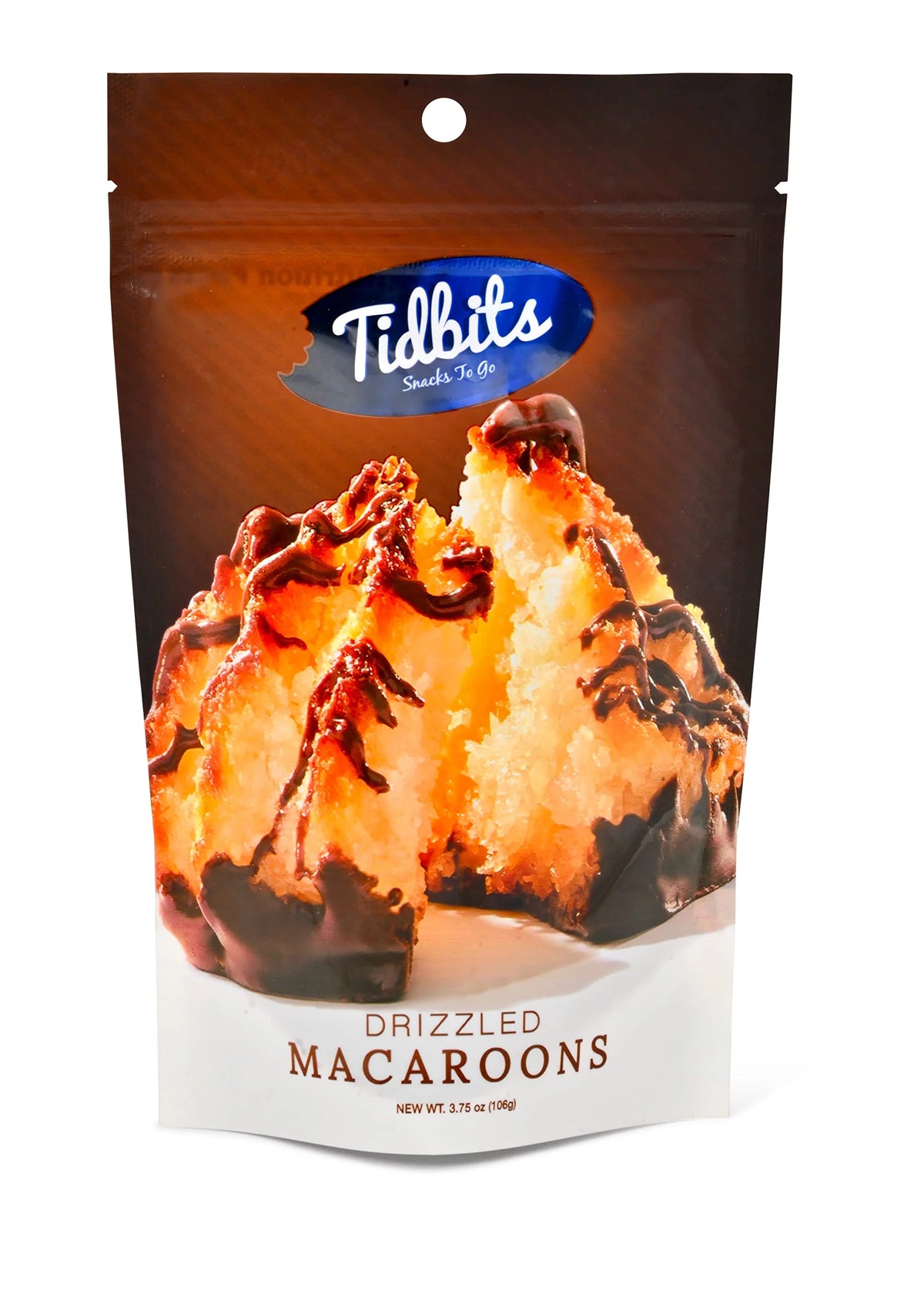 Gluten Free Chocolate Drizzled Coconut Macaroons Case of 12 T29269