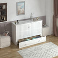 Queen Murphy Bed with Storage Drawers and Mattress V22744