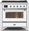 White Induction Range with Electric Oven V3427